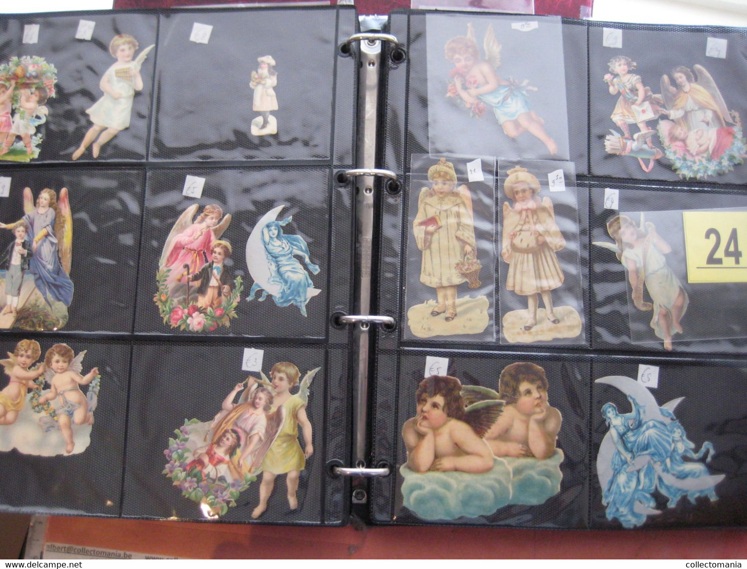 circa 1890 each chromo fotograpehd (count yourself ) SCRAPS MAP05 - angels, cupido, wings  GLANS BILDER die cut