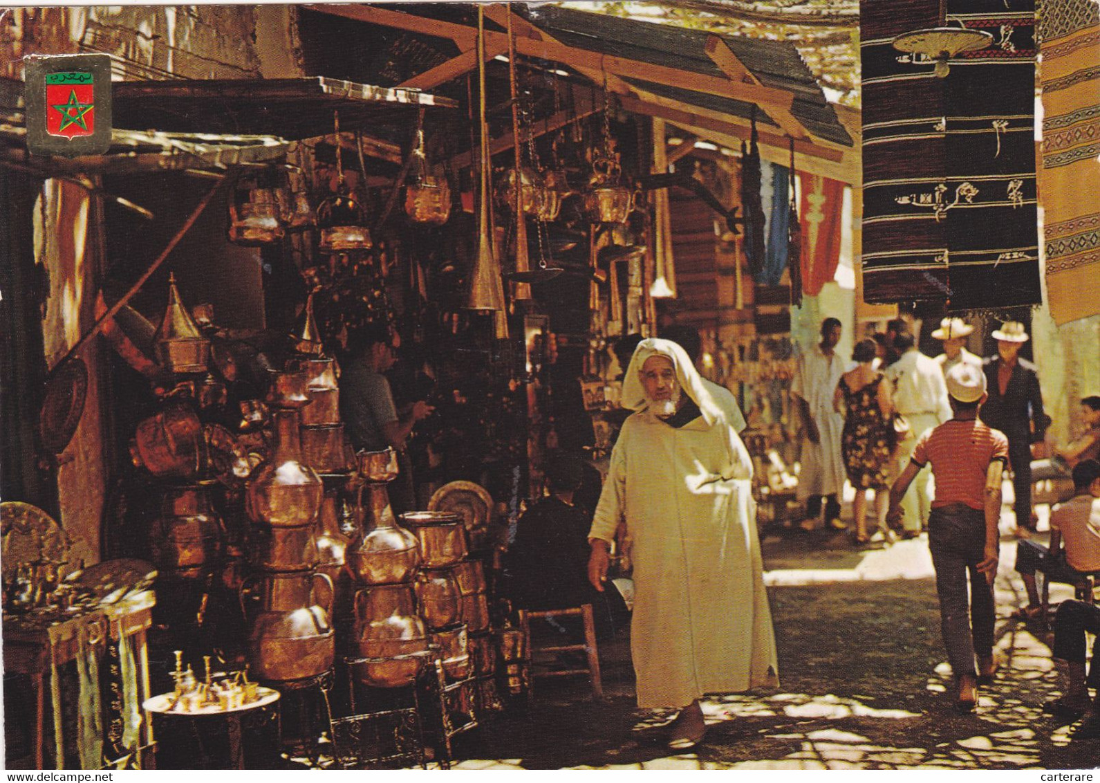 MAROC,MOROCCO,COMMERCE DE CUIVRE,VIEIL HOMME - Marrakesh