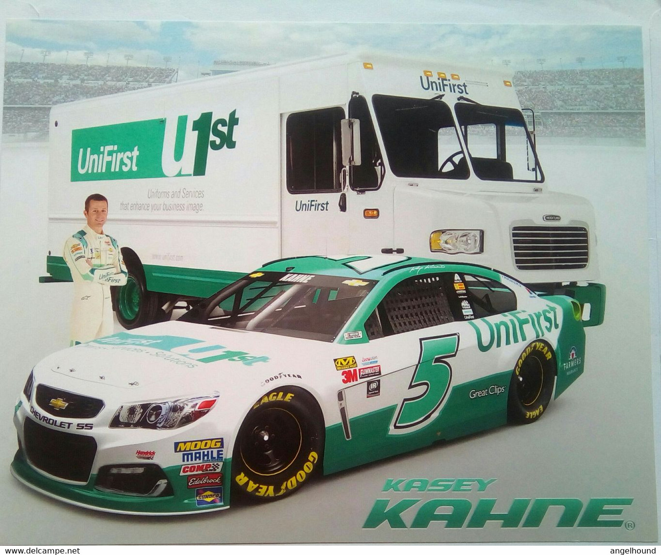 Unifirst Kasey Kahne ( American Race Car Driver) - Abbigliamento, Souvenirs & Varie