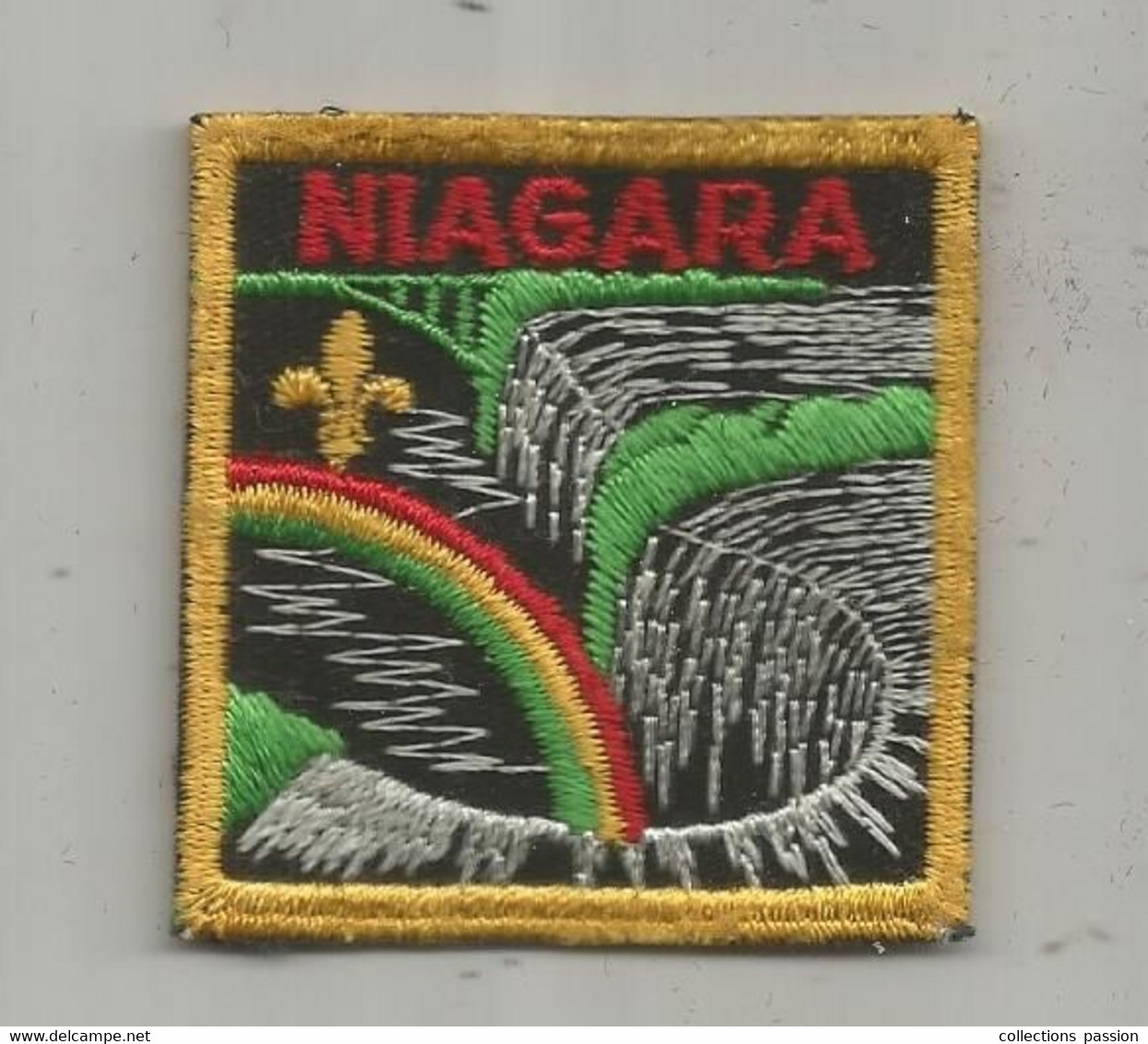 JC , écusson Tissu , Scouts , Scout , Scoutisme , NIAGARA , Canada , Etats Unis - Patches