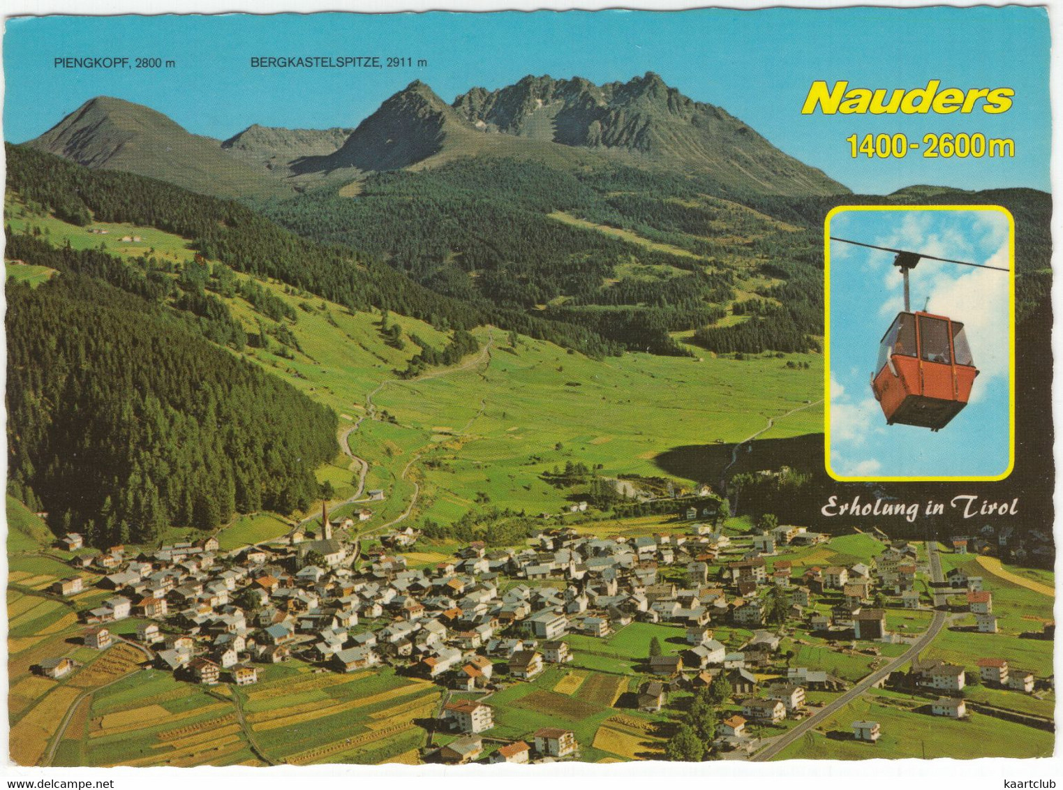 'Erholung In Tirol' - (Bergkastel Seilbahn) - Nauders, 1400 - 2600 M  - Tirol - Nauders