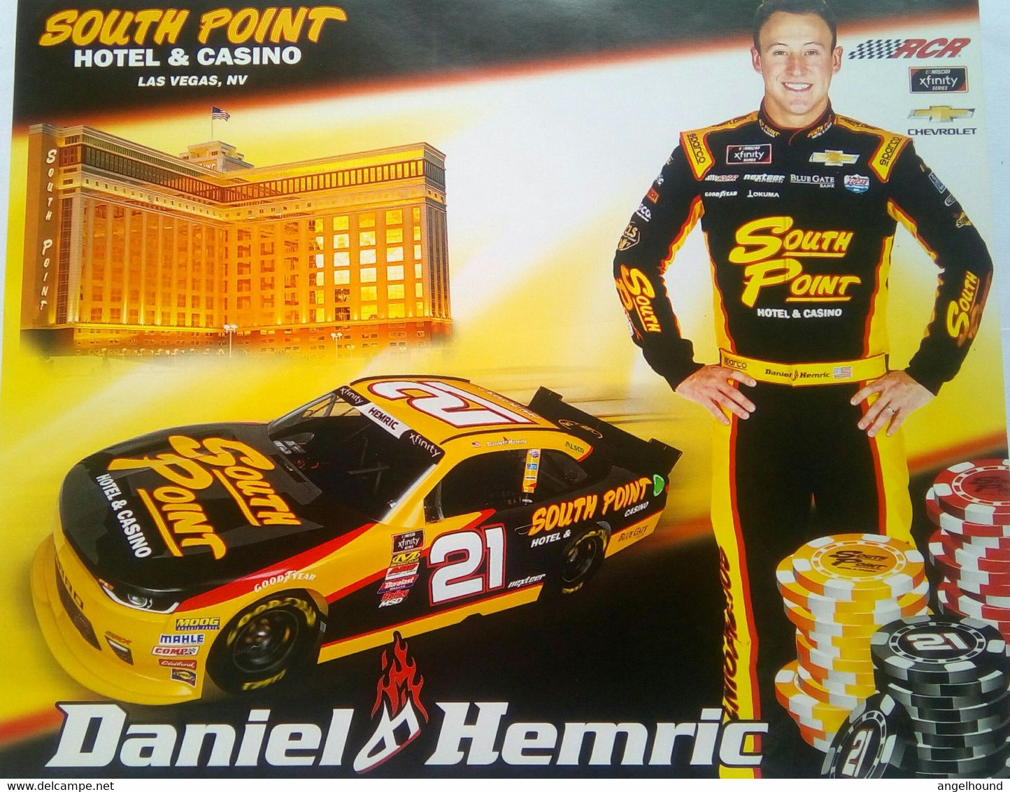 Daniel Hemric ( American Race Car Driver) - Habillement, Souvenirs & Autres