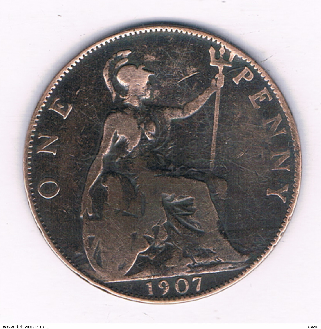 ONE PENNY 1907  GROOT-BRITANNIE /8364/ - D. 1 Penny