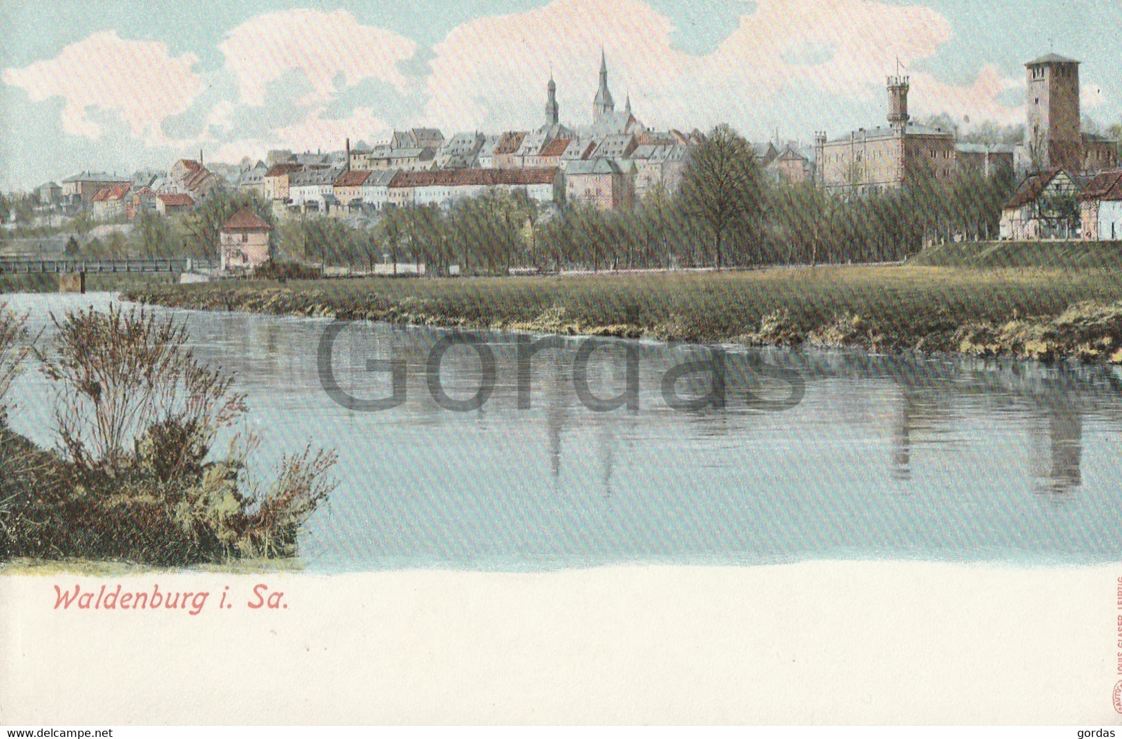 Germany - Waldenburg In Sachsen - Litho - Waldenburg (Sachsen)