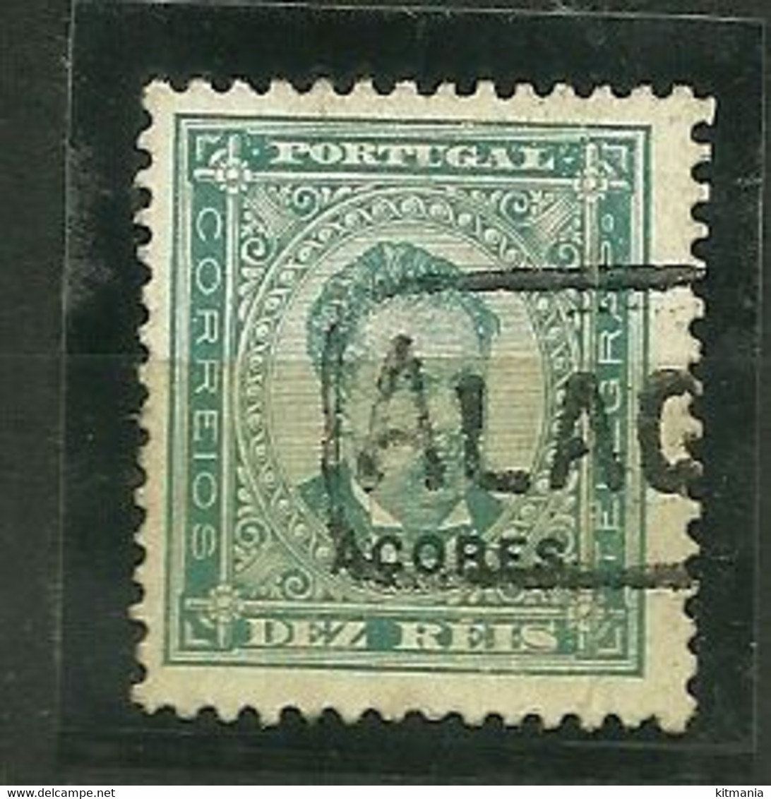 1884/87 Açores D.Luis #53 Nominal Cancel "Alagoa" - P1556 - Altri & Non Classificati