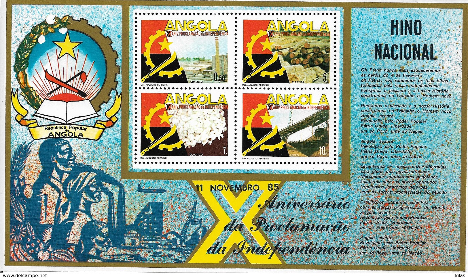 ANGOLA 1985  Independence Proclamation Anniversary MNH - Angola