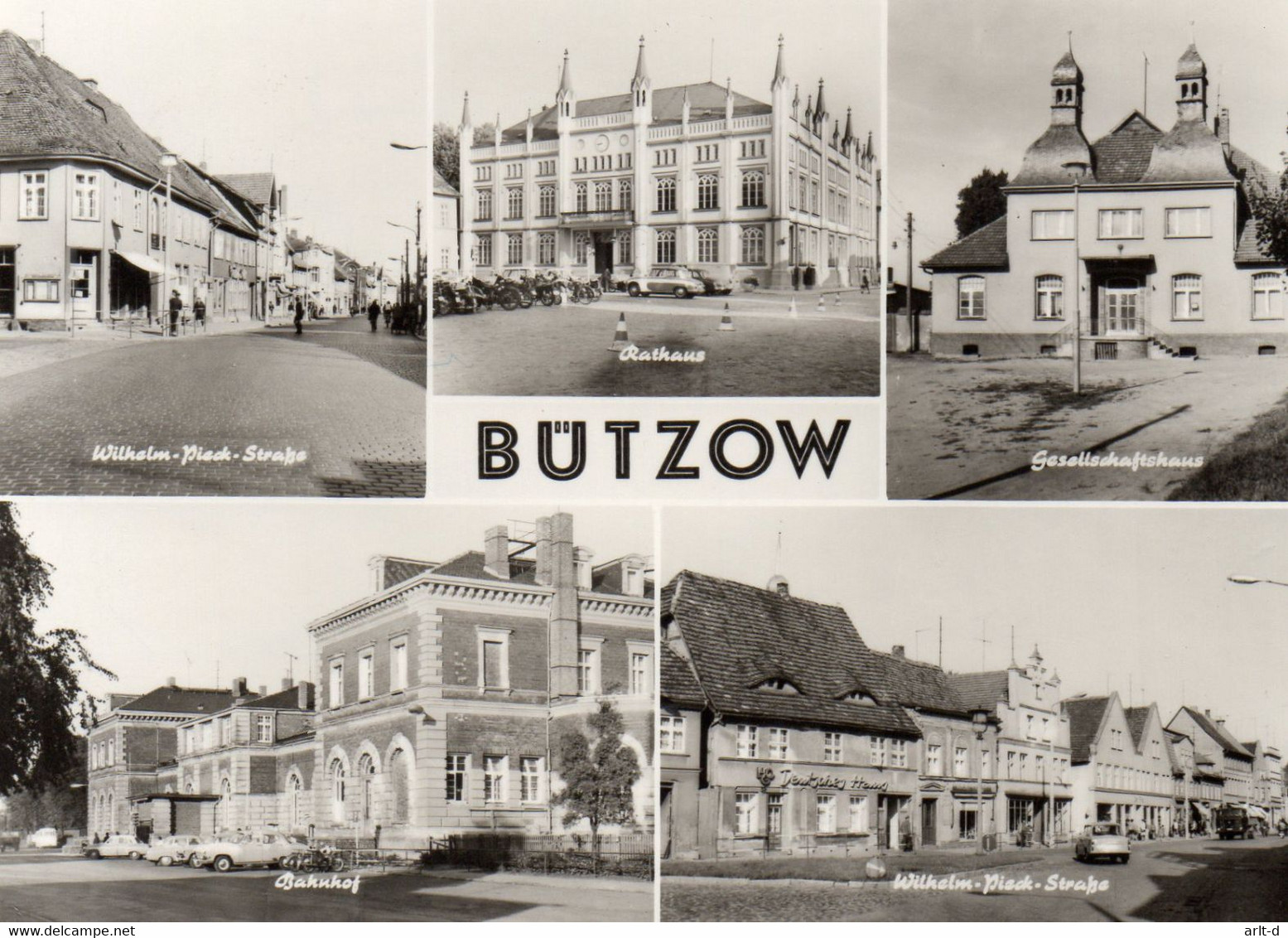 DC4573 - Bützow (Meckl.) Wilhelm-Pieck-Straße Bahnhof Gesellschaftshaus - Buetzow