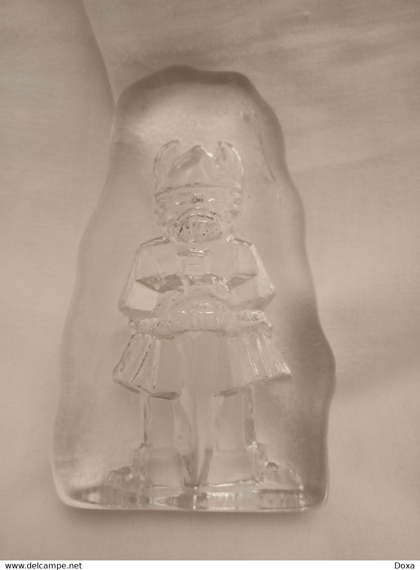 Paperweight Viking, Kosta Boda Glass, Sweden - Fermacarte