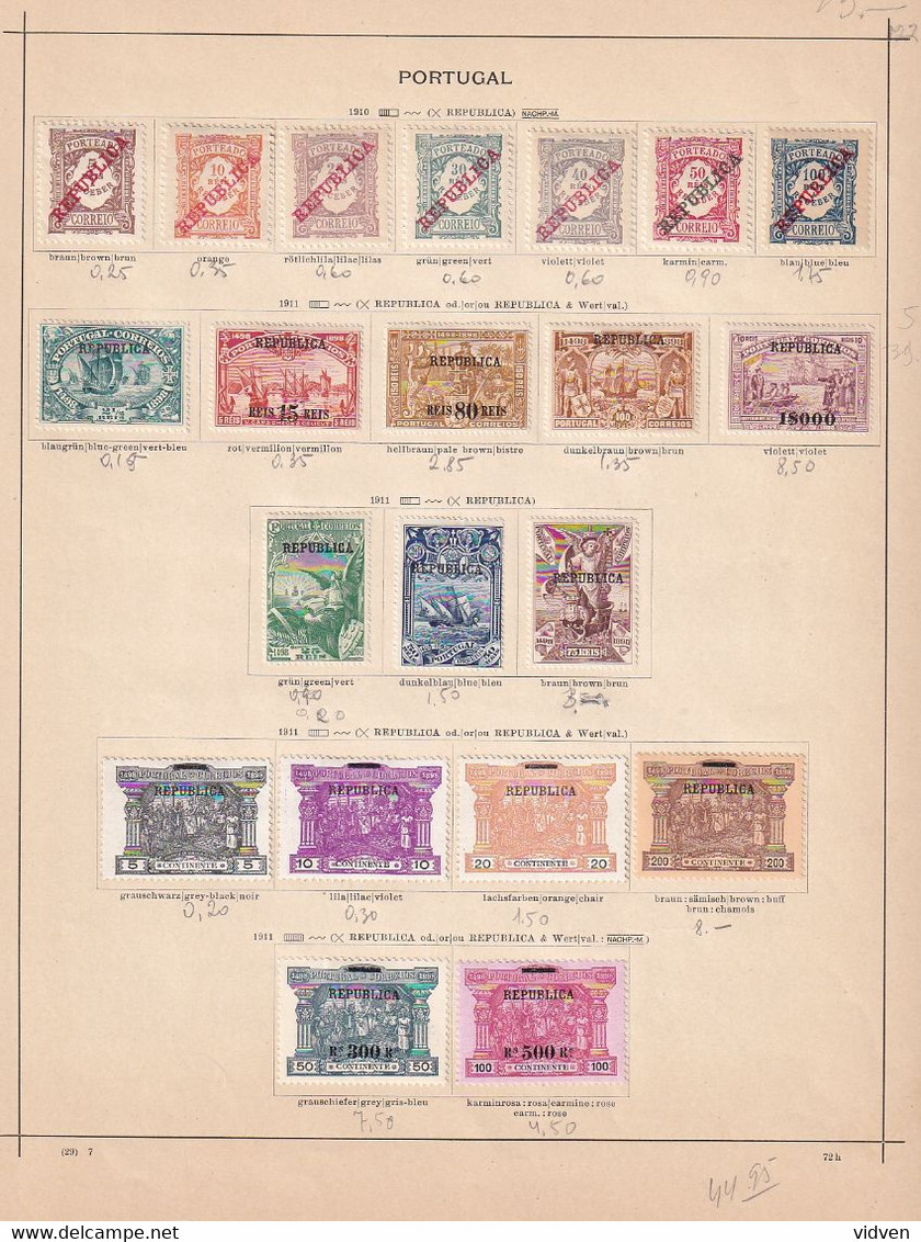 Portugal post stamps