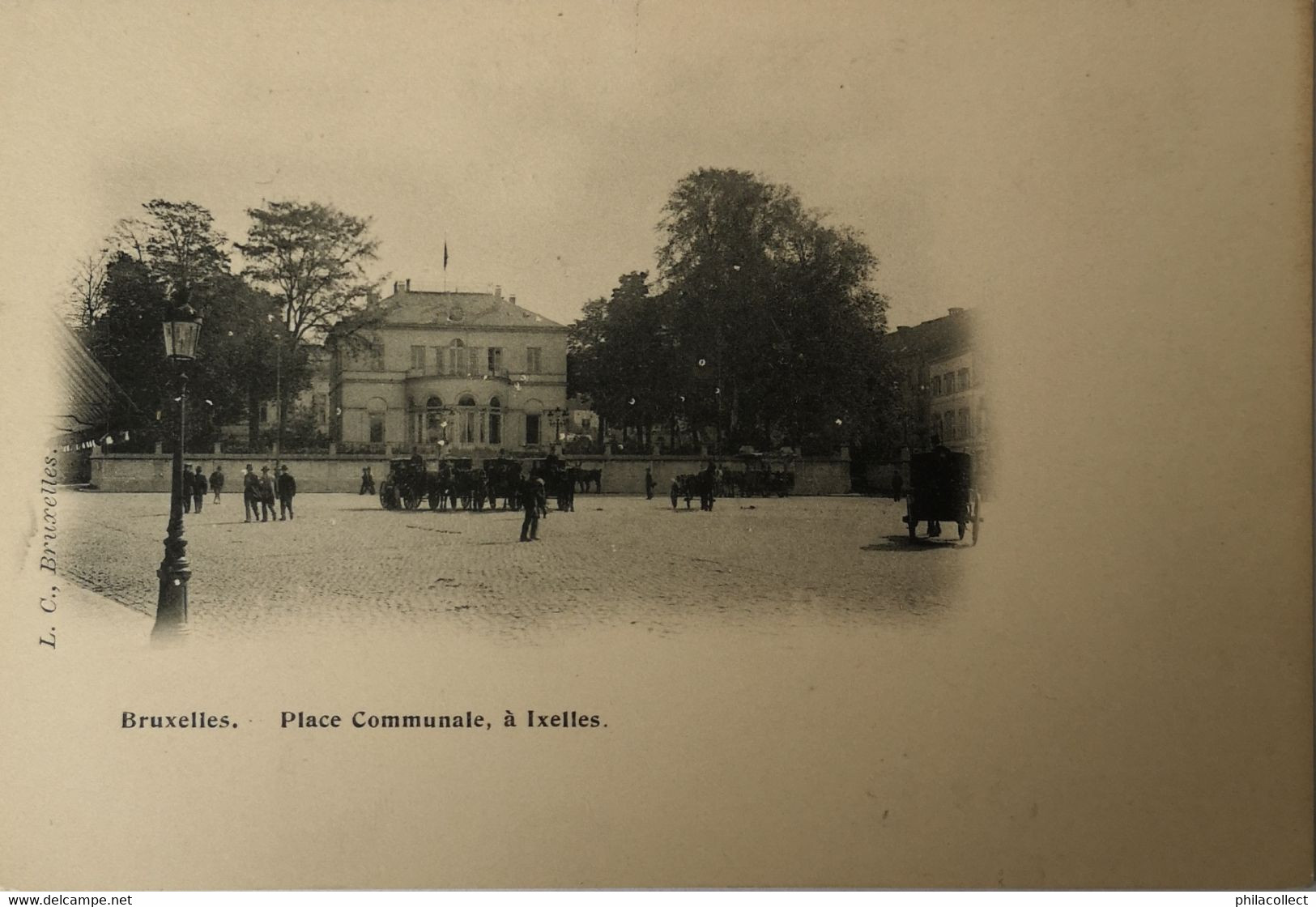 Bruxelles - Ixelles / Place Communale Ca 1900 - Elsene - Ixelles