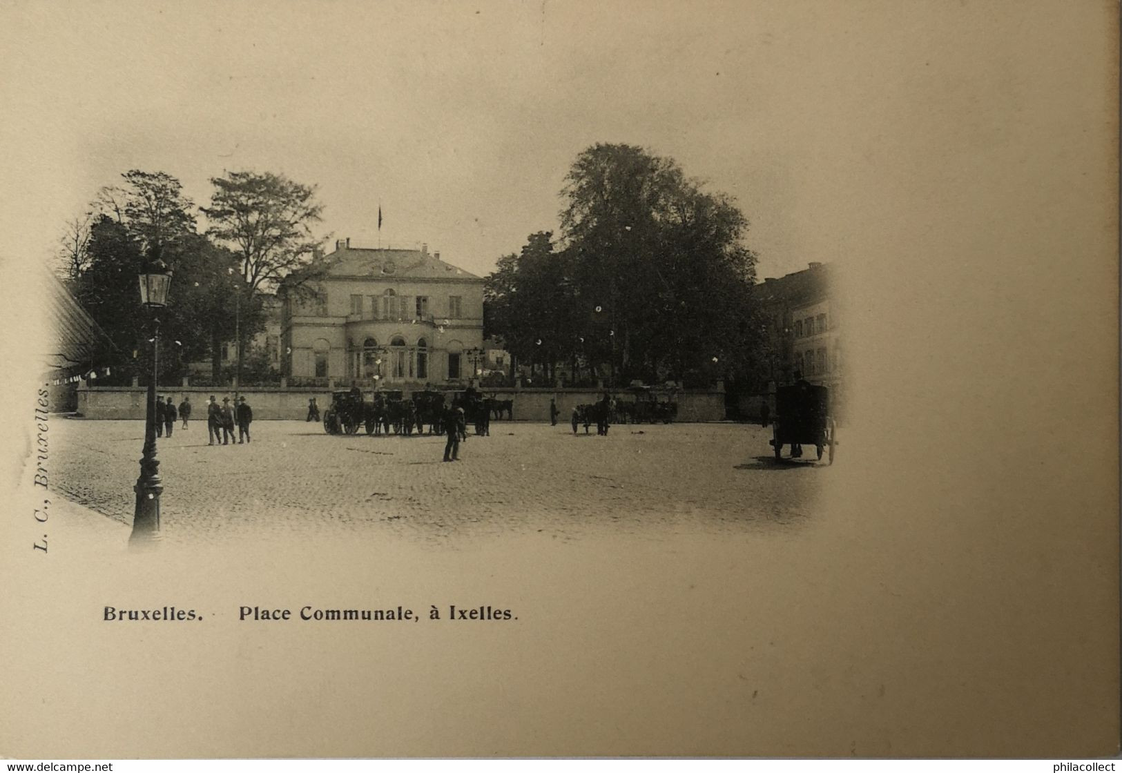 Bruxelles - Ixelles / Place Communale Ca 1900 - Ixelles - Elsene