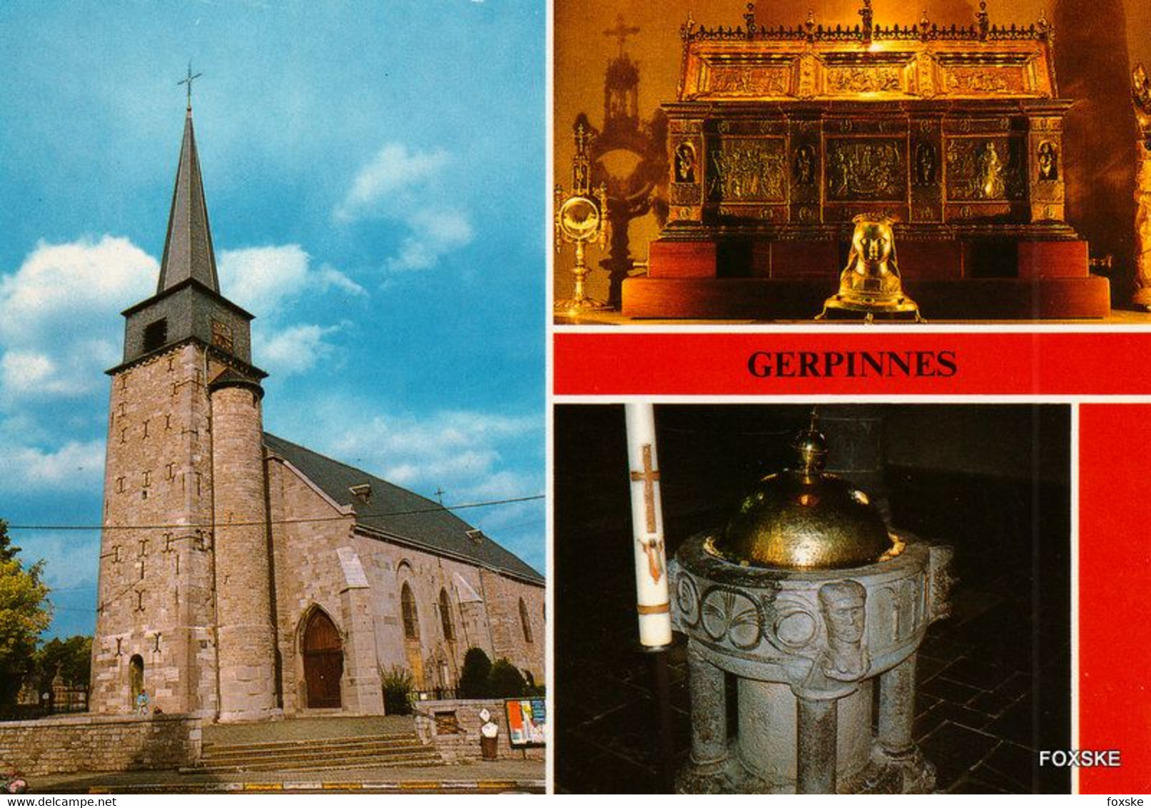 * 20.1 Gerpinnes - Eglise - Fonts - Châsse - Gerpinnes