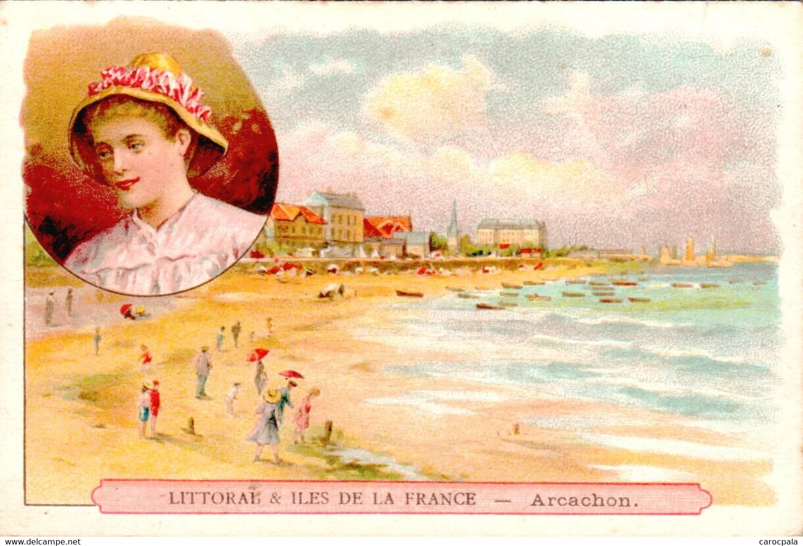 Vers 1890 ARCACHON  / LITTORAL ET ILES DE FRANCE  (belle Illustration ) - Arcachon