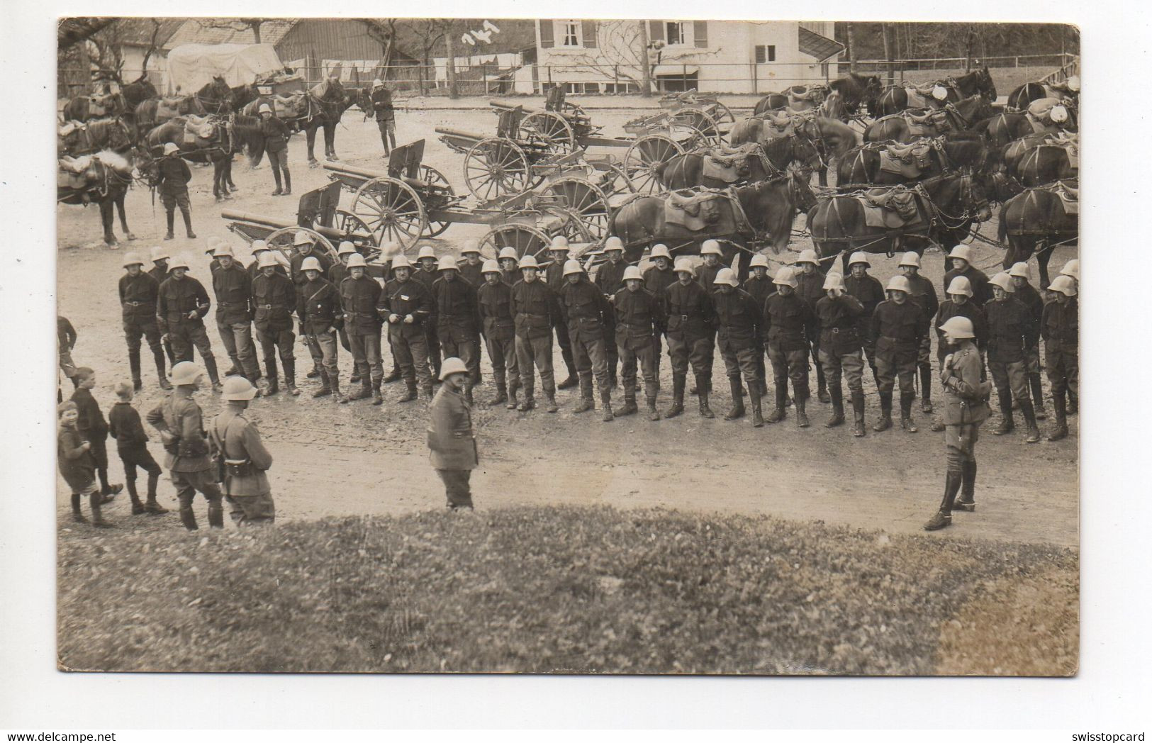 MILITÄR Pferde Soldaten LICHTENSTEIG Gel. Feldpost N. St. Margrethen - Lichtensteig