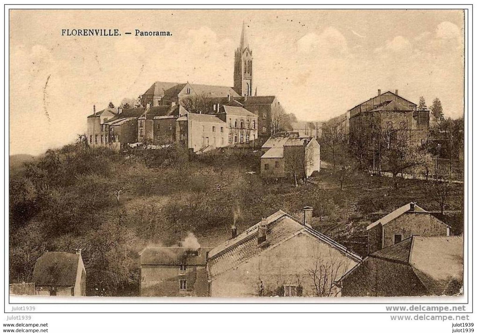 FLORENVILLE ..-- Panorama . 1928 Vers STENAY ( Mr Mme ANSION ) . Voir Verso . - Florenville