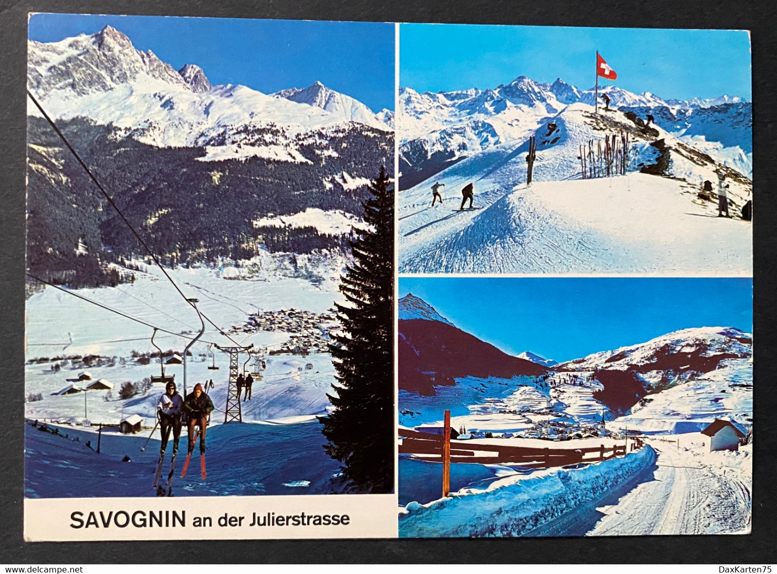 Savognin An Der Julierstrasse/ Skigebiet/ Skilift - Savognin