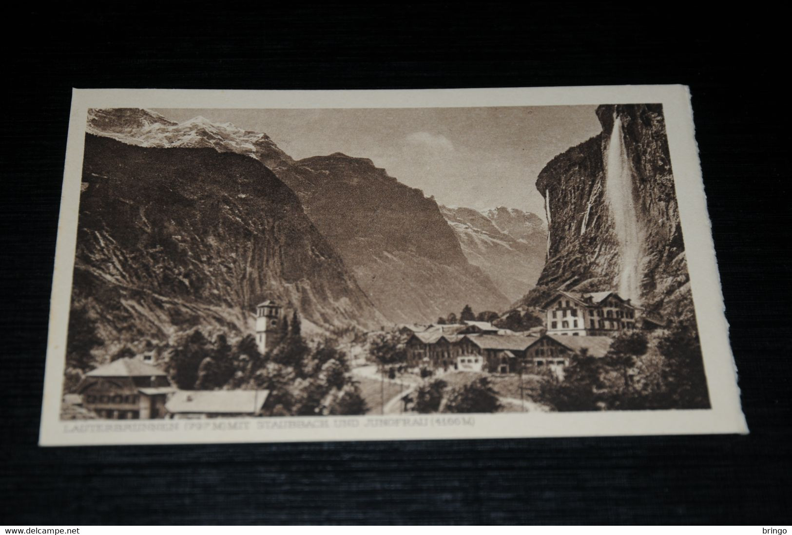 18680-        LAUTERBRUNNEN UND STAUBBACH UND JUNGFRAU - Lauterbrunnen