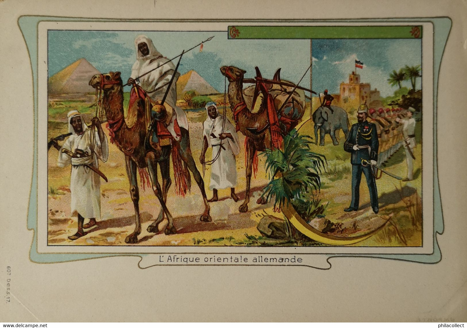 Litho AK // L' Afrique Orientale Allemande Ca 1900 - Ehemalige Dt. Kolonien