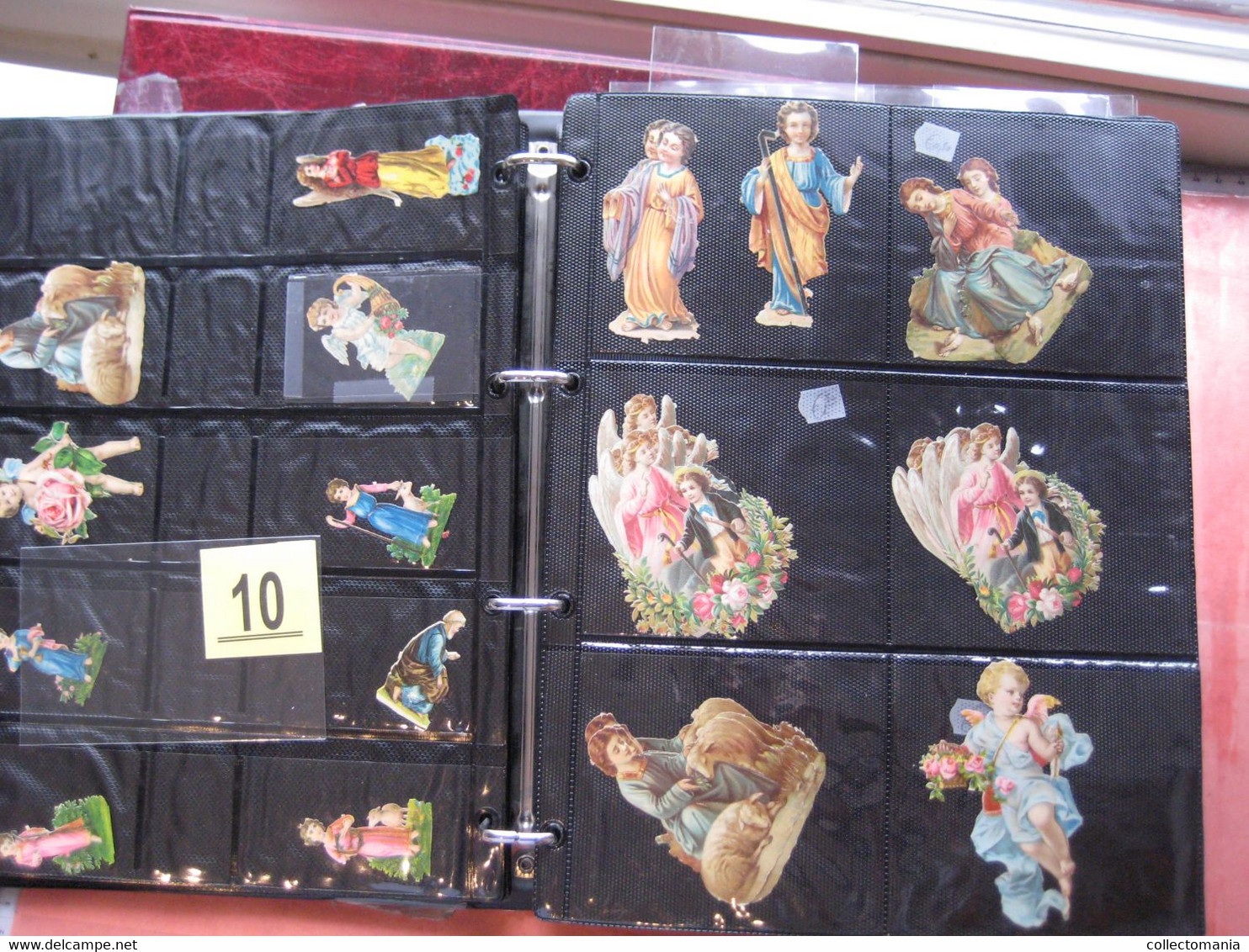 1890 each chromo fotographed (count yourself ) SCRAPS MAP06 - CHRISTMAS  SANTA CLAUS PERE NOEL die cut  GLANS BILDER