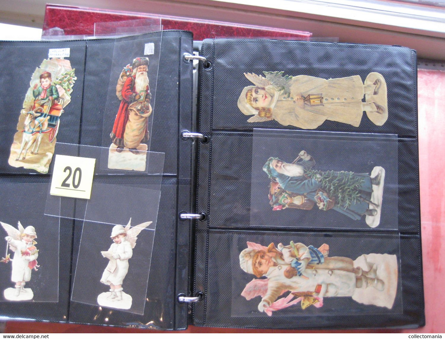 1890 each chromo fotographed (count yourself ) SCRAPS MAP06 - CHRISTMAS  SANTA CLAUS PERE NOEL die cut  GLANS BILDER