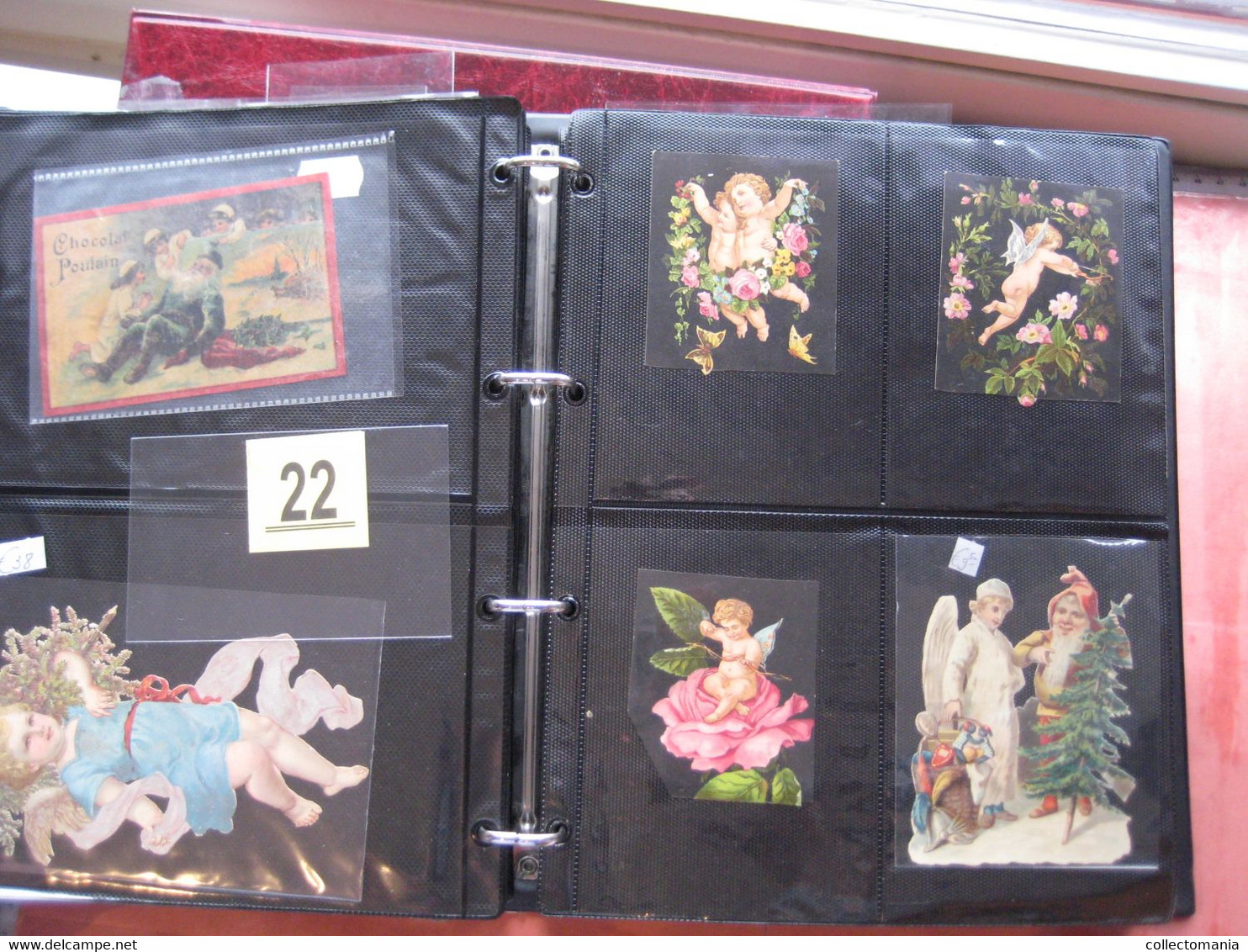 1890 each chromo fotographed (count yourself ) SCRAPS MAP06 - CHRISTMAS  SANTA CLAUS PERE NOEL die cut  GLANS BILDER