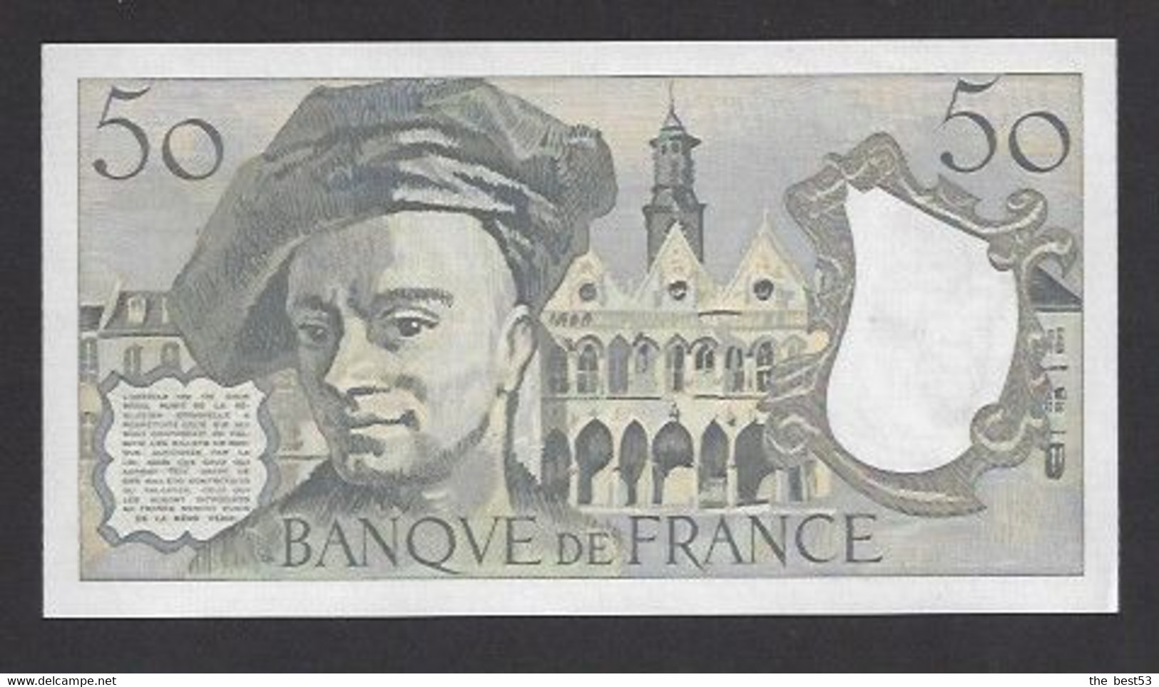 50 Francs  Quentin De La Tour  1989 - 50 F 1976-1992 ''quentin De La Tour''