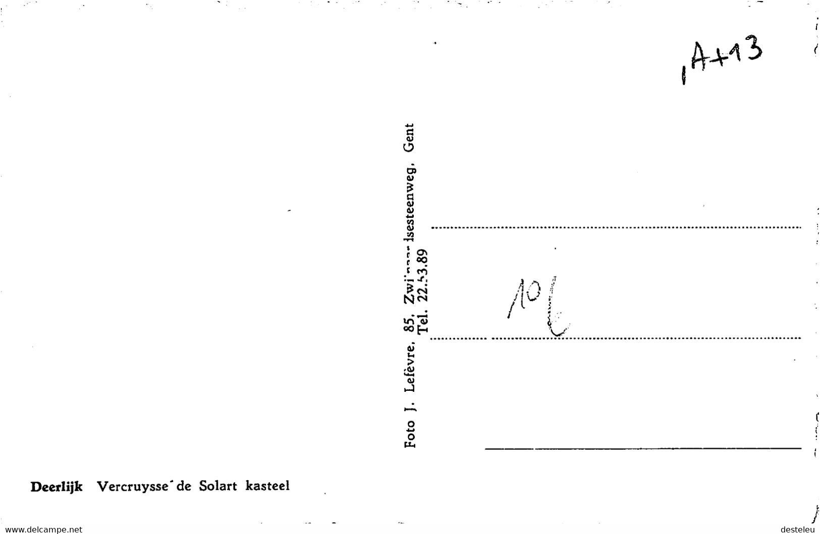 Vercruysse De Solart Kasteel - Deerlijk - Deerlijk