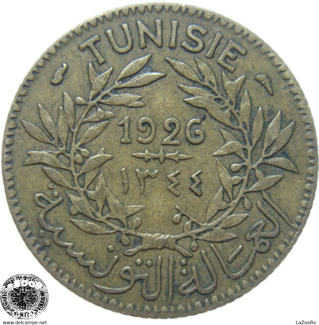 LaZooRo: Tunisia 1 Franc 1926 XF - Tunisie