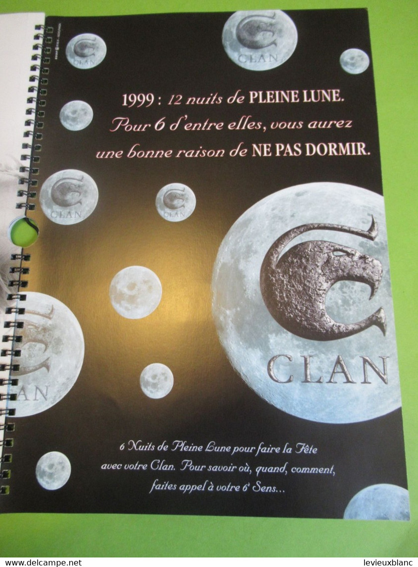 Calendrier Mural de Luxe Grand Format à déplier/ MAX / Adriana SKLENARIKOVA ( Karembeu)/ Antoine VERGLAS/1999     CAL472