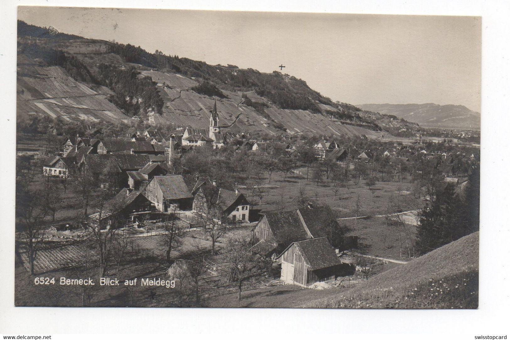 BERNECK Blick Auf Meldegg - Berneck