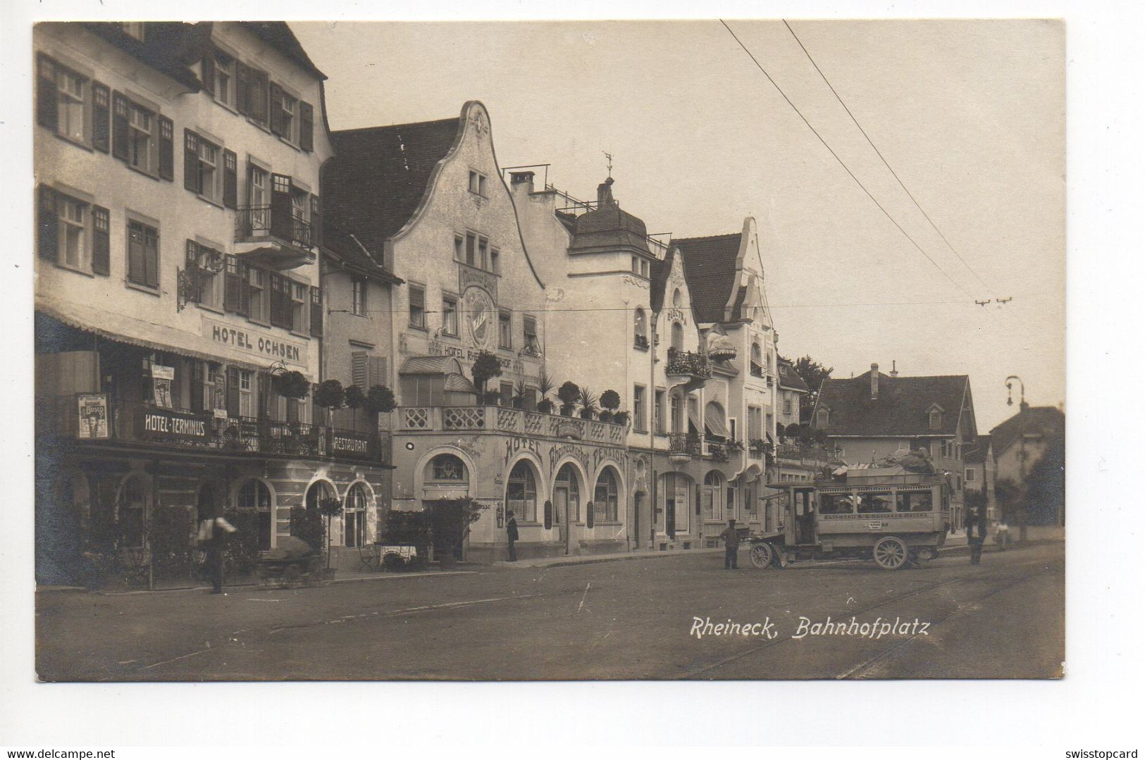 RHEINECK Bahnhofplatz Postauto - Rheineck