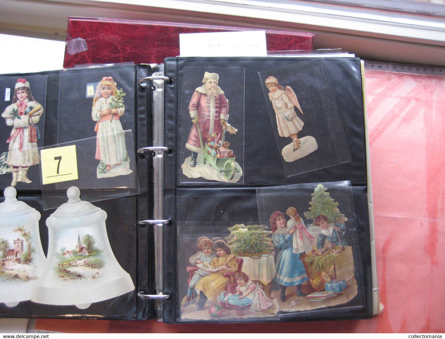 1890 century each chromo fotograped (count yourself ) SCRAPS MAP07 - CHRISTMAS  SANTA CLAUS PERE NOEL - GLANS BILDER