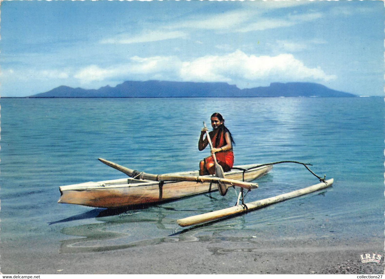 TAHITI-PIROGUE DE LAGON - Tahiti