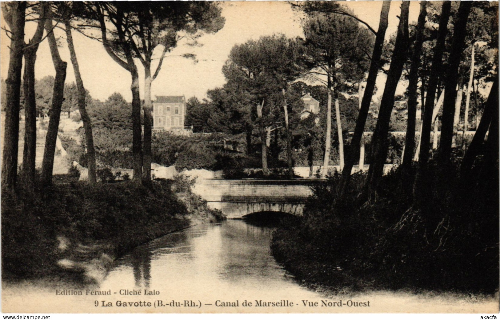 CPA MARSEILLE - La Gavotte Canal De MARSEILLE Vue Nord-Ouest (987365) - Nordbezirke, Le Merlan, Saint-Antoine