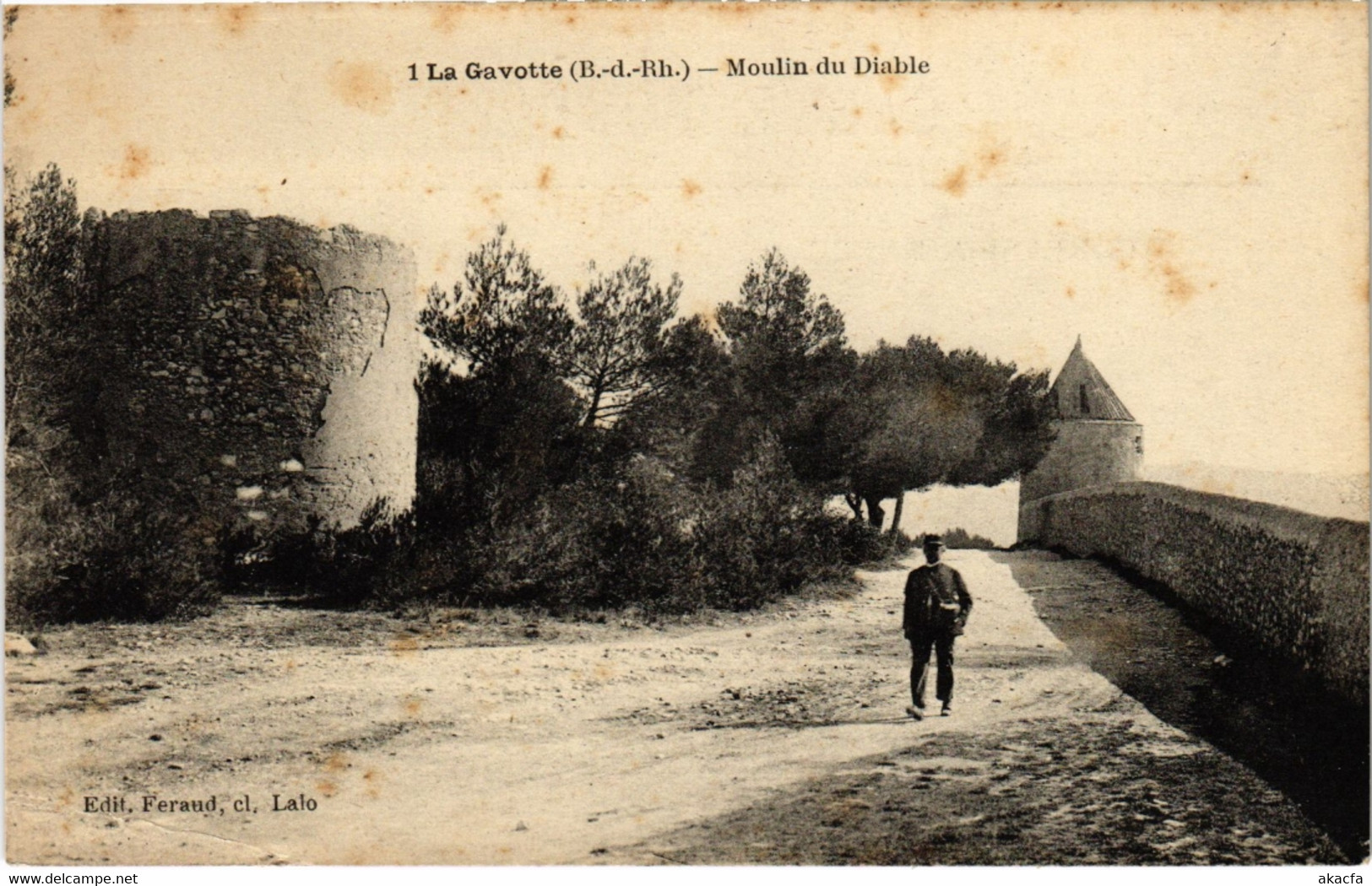 CPA MARSEILLE - La Gavotte Moulin Du Diable (987391) - Nordbezirke, Le Merlan, Saint-Antoine