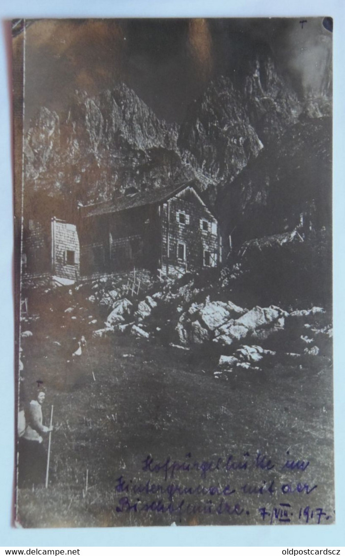 Bischofsmutze 292 Salzburg 1917 Mountains Mountain Lodge Woman Hiker - Bischofshofen