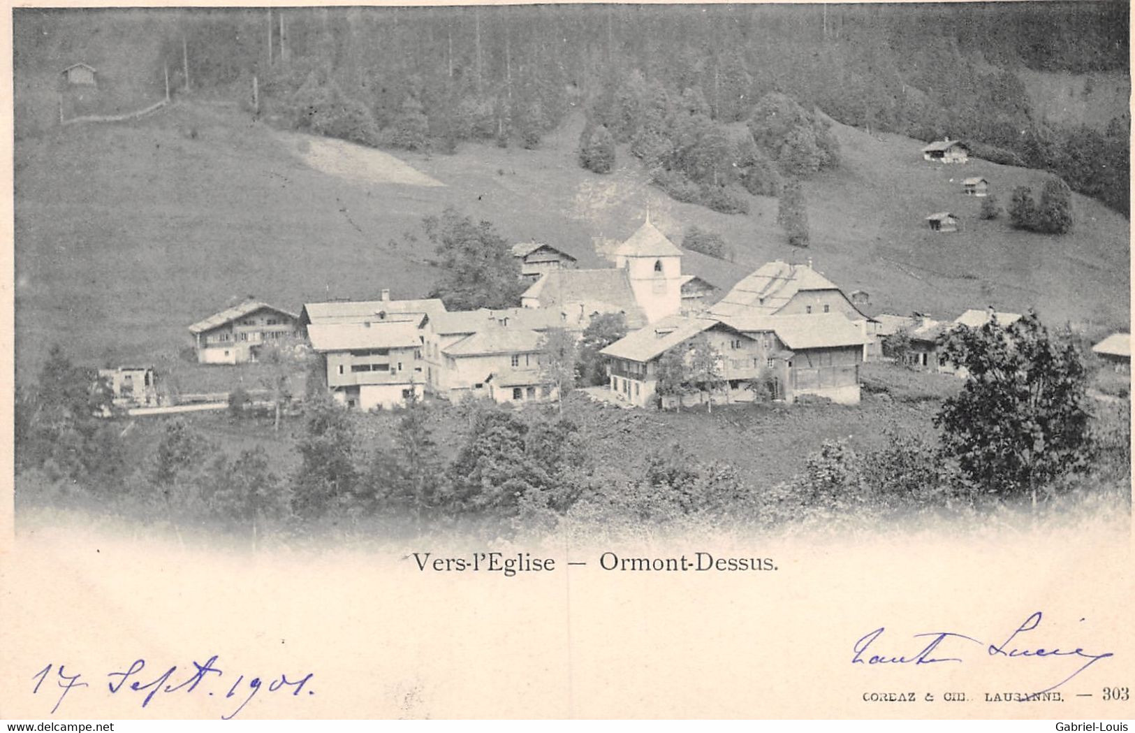 Vers L'Eglise - Ormont-Dessus - 1901 - Ormont-Dessus 