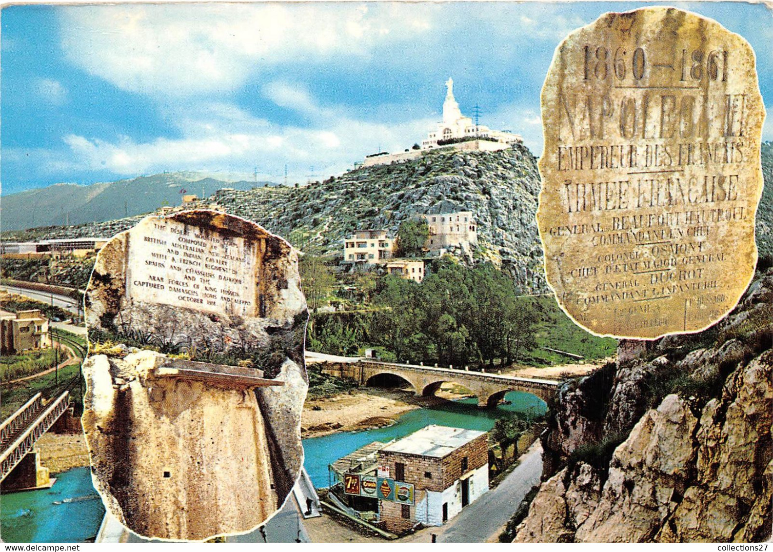 LEBANON- NAHAR-EL-KALB- CHRIST-KING-WITH COMMEMORATIVE STELES- CHIST-ROI ET LES STELES COMMEMORATIVES - Lebanon