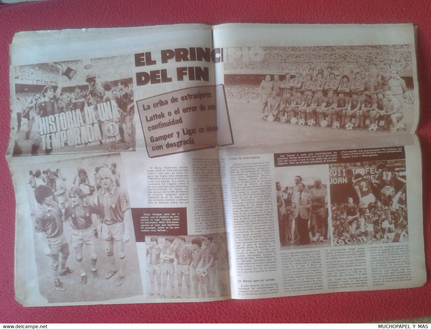 SPAIN ANTIGUO PERIÓDICO DICEN 6 JULIO 1983 Nº 5.802 MARADONA ARGENTINA MURIO WEISWEILER CRUYFF VER, SPANISH NEWSPAPER...