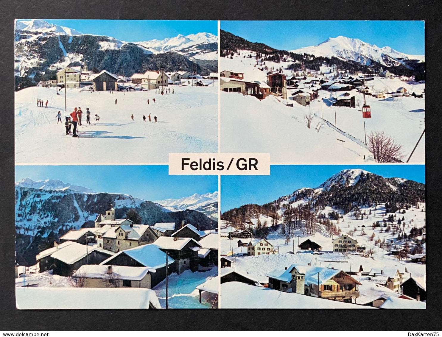 Feldis GR Skigebiet/ Dorfansicht - Feldis/Veulden