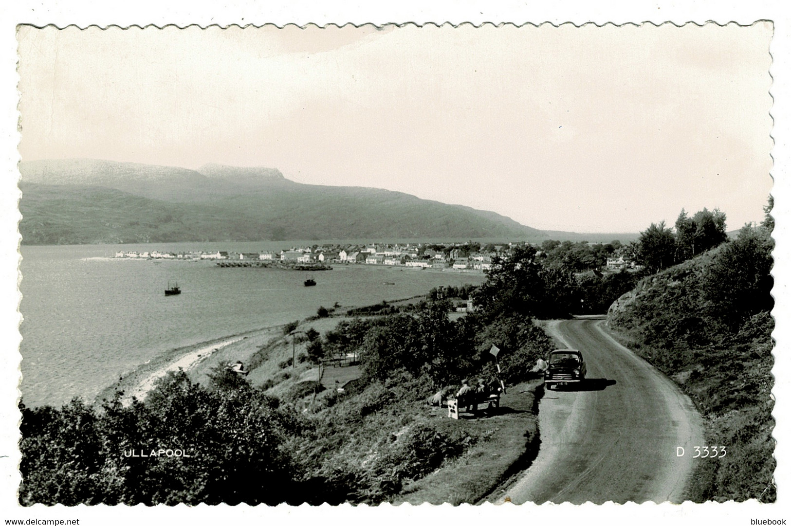 Ref 1412 -  1961 Real Photo Postcard - Ullapool Scotland - Ross & Cromarty