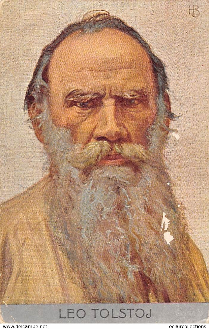 Thème: Littérature: Ecrivain:     Léon Tolstoï    - 2 -        (voir Scan) - Ecrivains
