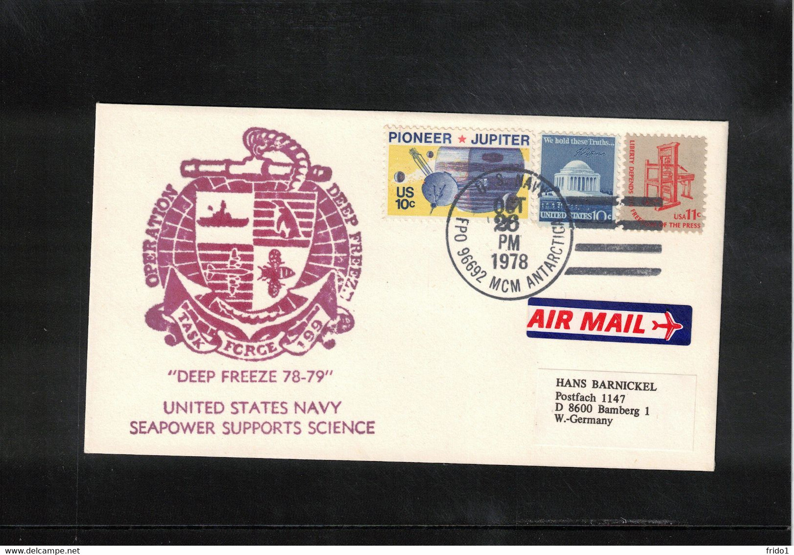 USA 1978 Antarctica Deep Freeze 1978 -1979 Operation - Onderzoeksprogramma's