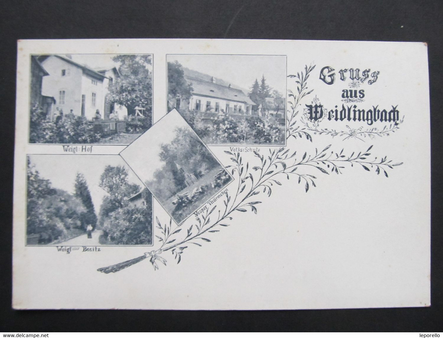 AK KLOISTERNEUBURG WEIDLINGBACH Ca.1910 /////  D*46342 - Klosterneuburg