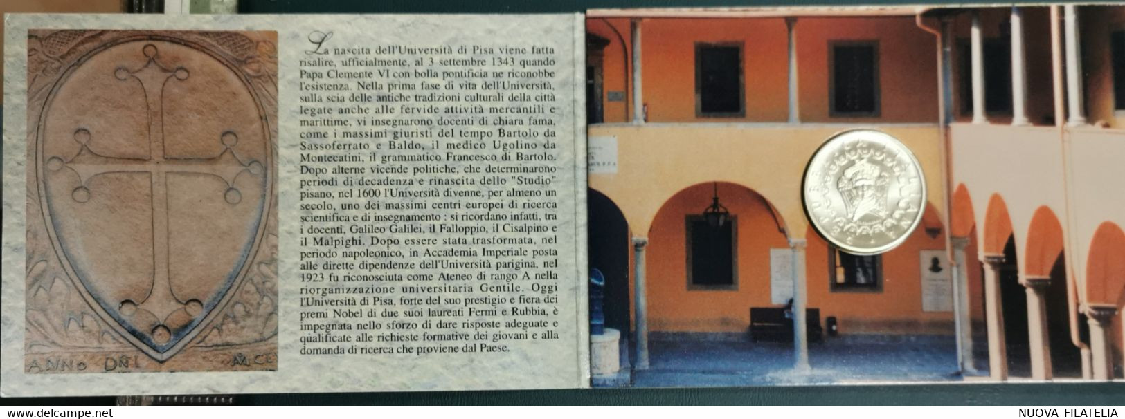 1993 UNIVERSITA' DI PISA - Herdenking