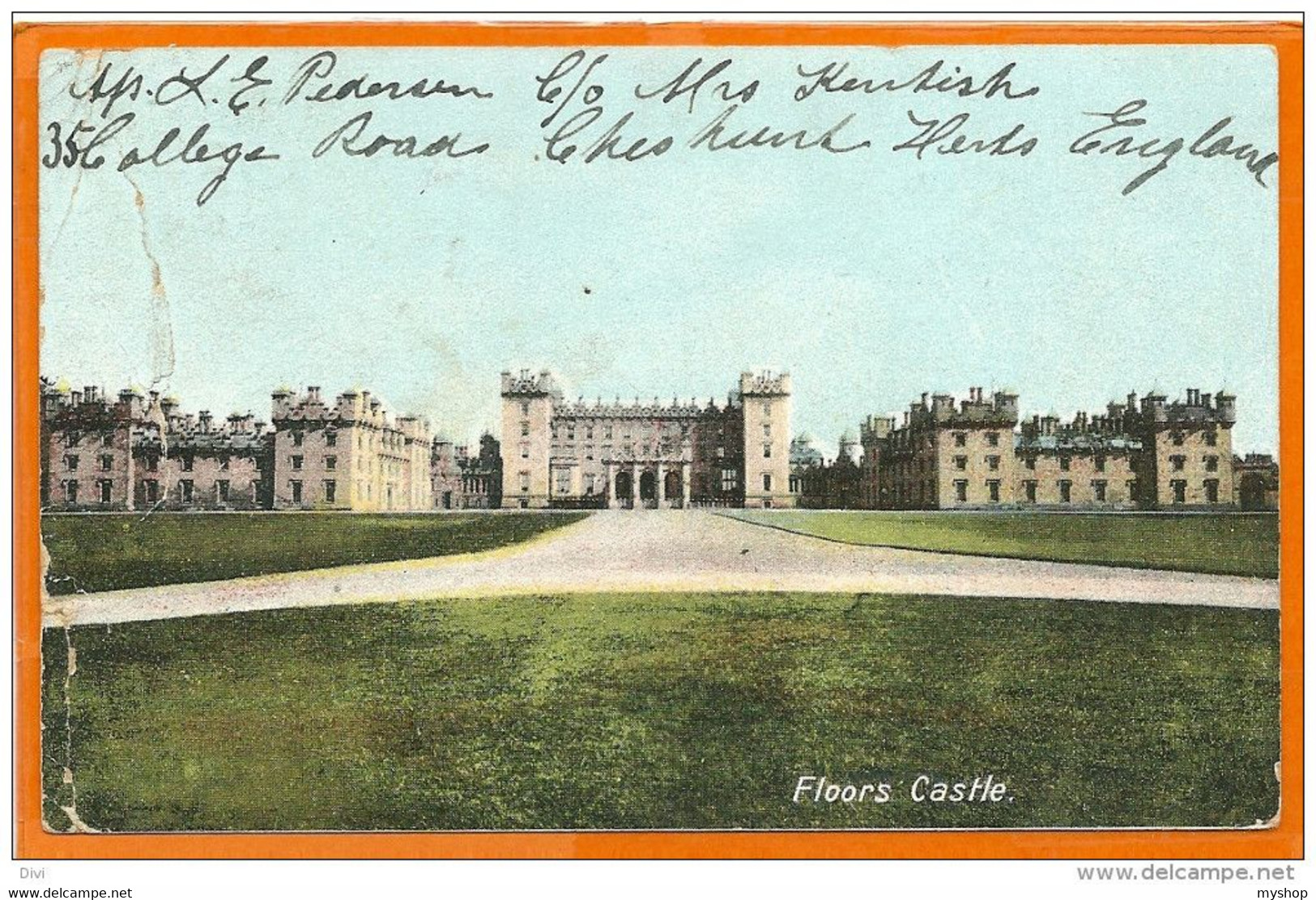 GB001, * DEVON * FLOORS CASTLE * SENT 1905 - Roxburghshire