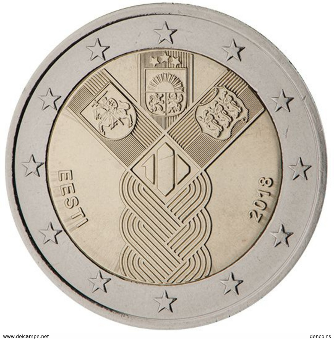 2 Euro ESTONIA 2018 ESTADOS BALTICOS - EESTI - NUEVA - SIN CIRCULAR - NEW 2€ - Estland