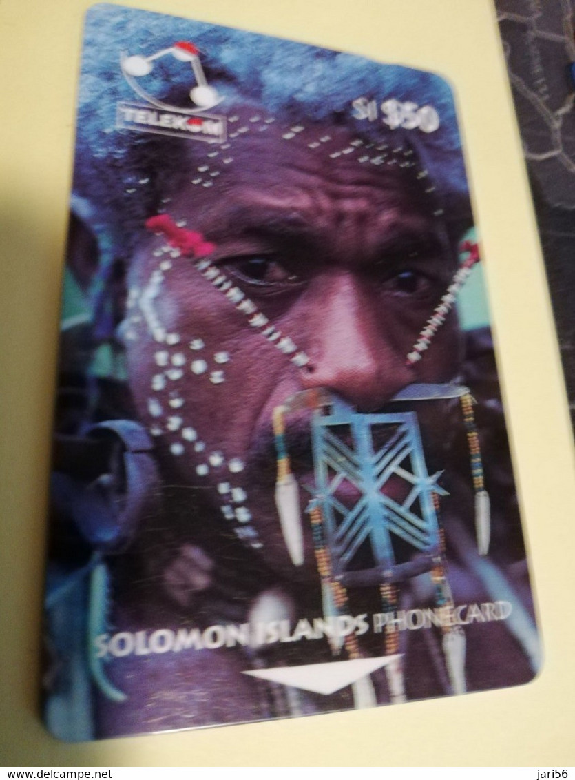 SOLOMON ISLANDS $ 50   O2SIE   PEOPLE OF THE SOLOMON ISLANDS      Fine Used    **3468** - Solomon Islands