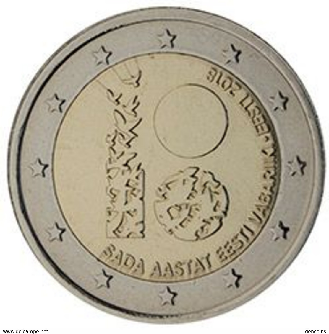 2 Euro ESTONIA 2018 REPUBLICA - EESTI - NUEVA - SIN CIRCULAR - NEW 2€ - Estland