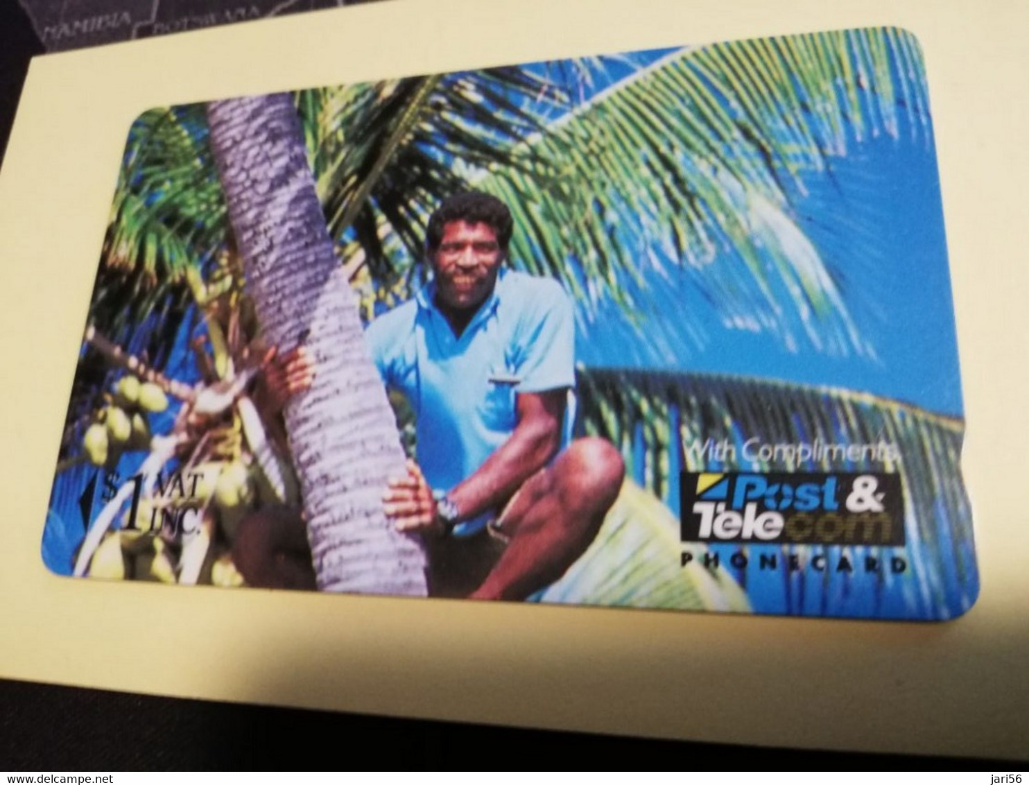 FIDJI  $1 COMPLIMENTARY  01FJA   MINT  CARD ** 3471** - Fiji